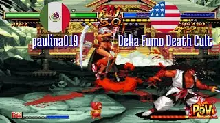 FT5 @samsh5sp: paulina019 (MX) vs Deka Fumo Death Cult (US) [Samurai Shodown V SP Fightcade] Feb 15
