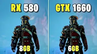 RX 580 (8GB) vs GTX 1660 (6GB) - How Much Performance Difference in Late 2025?