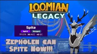 Zepholen has SPITE, and its OP on STALL TEAMS!!! | Loomian Legacy PVP.