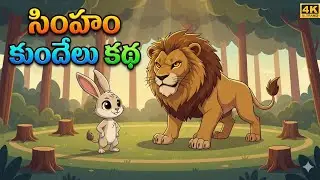 Lion and Rabbit Story | సింహం&ndash;కుందేలు కథ | Stories In Telugu | Telugu Kids Stories | Fairy Tales