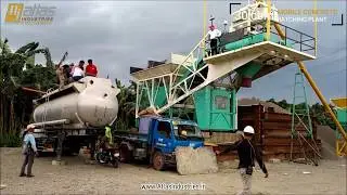 Portable Concrete Batch Plant | Batch Mixing Plant exporter