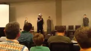 Sylvester McCoy Interacts with the Audience at Con Kasterborous 2014