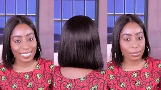 AMAZON CAITLYN SHORT BOB BRAZILIAN  WIG REVIEW
