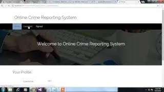 Online Crime Reporting System