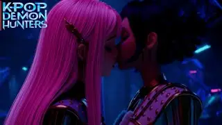 K-POP Demon Hunters Kiss Edit 🔥 | Huntrix x Saja Boys Fan Moment