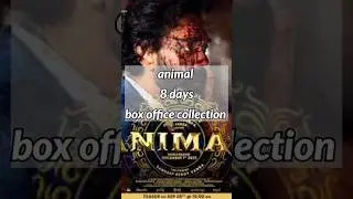 animal movie box office collection 8 days 🔥 #animal #viral #trending #shorts
