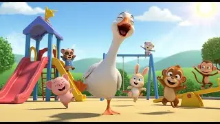 Jumpy Juice Goose на свободе | Детская песенка на английском | Детские песни | Музыка для малышей