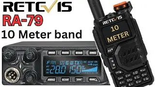 Retevis RA-79 EGZUMER v0.21 ON 10 Meter Ham Radio Band