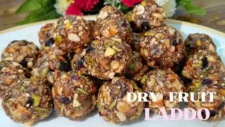 Healthy dates & dry fruit laddo | No sugar perfect homemade laddo @Mannazkitchen 