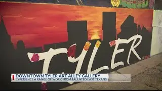 Downtown Art Alley in Tyler features art from East Texas local artists