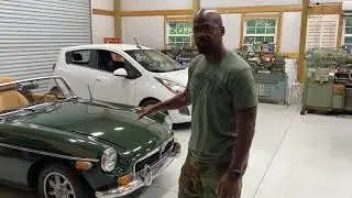 Electric MG Roadster EV  drivetrain upgrade