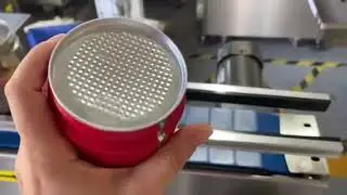 Easy Peel Off Lid Can Sealing Machine,Coco Powder ,Custard Can with Aluminum Closing,Peel Off+Lid