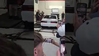 Twin turbo Mustang goes on the dyno! #twinturbo  #sbf  #turbosbf #turbomustang #turbo#boost #mustang
