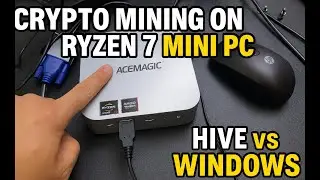 Майнинг криптовалют на мини-ПК Ryzen 7 8745hs