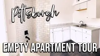 PITTSBURGH EMPTY APARMENT TOUR! | My New Pittsburgh Loft Apartment! 2020
