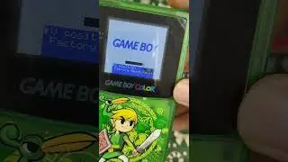 Gameboy color ips lcd, custom zelda shell, for sale