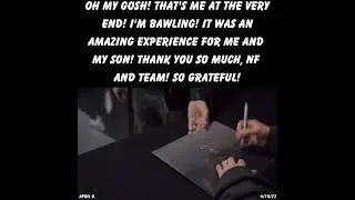 I'M IN NF's ALBUM RELEASE DAY VIDEO! 😱😱🙌🙌