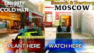 SnD INSANE Bomb Spots on MOSCOW! (Competitive COD) [Black Ops Cold War Search and Destroy]