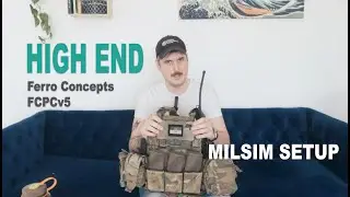 Milsim Airsoft Plate Carrier Setup