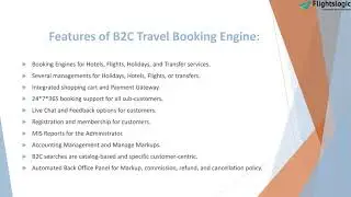 B2C Travel Booking Engine