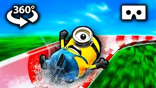 Minions Waterslide 360&deg; VR