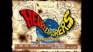 Henry Explorers (ヘンリーエクスプローラーズ). [Saturn]. (1997 - Konami). Medium Playthrough. 60Fps.