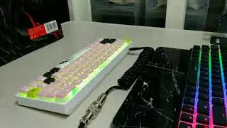 [Timelapse] Modding GEEK SK64S Mechanical Keyboard with RedDragon Scarab Pudding Keycaps #shorts