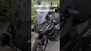 Honda ADV 160 Monsterized | #adv160 #honda #adventure #accessories #shorts