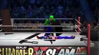 Mario & Luigi V Superman & Batman l WWE12 [HQ]
