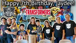Jaydee&rsquo;s 7th Birthday | Transformers Party | Bumblebee and Optimus Prime