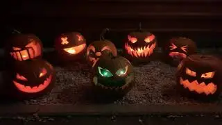 AZ-Delivery Project: Halloween Pumpkin with red and green LED eyes