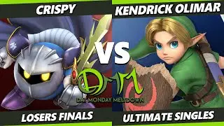 DAT MM 367 LOSERS FINALS - Kendrick Olimar (Young Link) Vs. Crispy (Meta Knight) Smash Ultimate