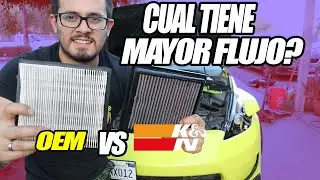 COMPARANDO FILTROS K&N VS OEM! PRUEBA DE FLUJO DE AIRE!!