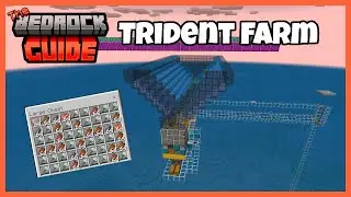 Trident Farm Minecraft Bedrock (drowned farm minecraft)