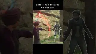 Petrificus Totalus vs Crucio #hogwartslegacy