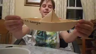 DIY S.S. Georgie Paper Boat from IT 2017