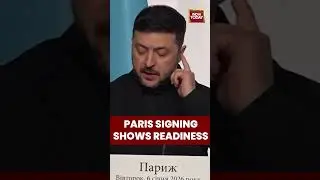 Zelenskyy Signs Deal In Paris | Signals Readiness | Shorts #Zelenskyy #ParisDeal #ukraineconflict