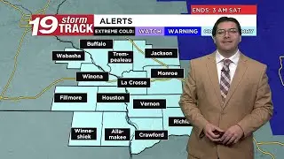 Temperatures and wind chills slowly improve through the next five days