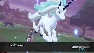 SHINY GALARIAN RAPIDASH GAMEPLAY - POKEMON SWORD AND SHIELD