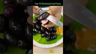 Top 10 Shocking Food Facts 🤯 #FoodFacts#DidYouKnowFood#HealthyEatingFacts#FunFoodFacts#chrliefacts