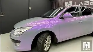 Hyundai I30s Full Body Vinyl Wrap - Phantom Grey Purple