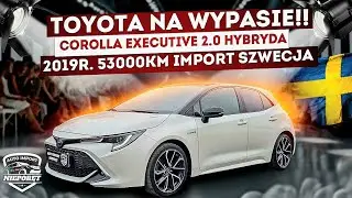 COROLLA na WYPASIE ‼️ EXECUTIVE ✅️ 2.0 HYBRYDA 184KM ✅️ IMPORT SZWECJA 🇸🇪
