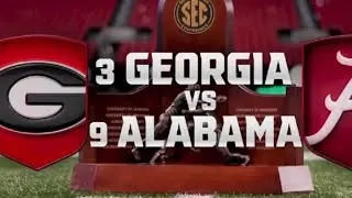 Georgia vs Alabama CFB On ABC Intro/Theme SEC Championship | CFB 2025