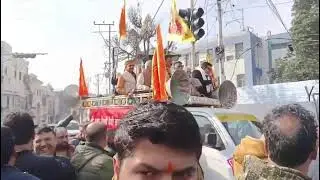 'LG go back' slogans rent air as Shri Mata Vaishno Devi Sangharsh Samiti protests outside Raj Bhavan