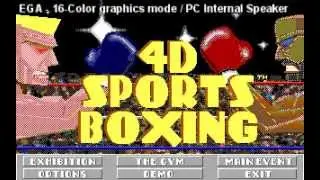 4D Sports Boxing (Music/GFX compare) DOS, SB, MT32, SC55, PC [DSI]