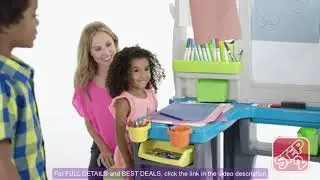 Manhattan Toy Deep Sea Adventure Wooden Toddler Activity Center with Peekaboo Mirror and Bead Runs