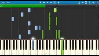 Glow - Hatsune Miku (Piano Tutorial)(Synthesia)