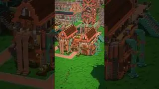 Minecraft Steampunk Library #shorts