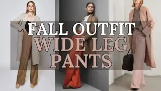 Wide Leg Pants Outfit Ideas for Fall | Chic & Comfortable Fall Fashion