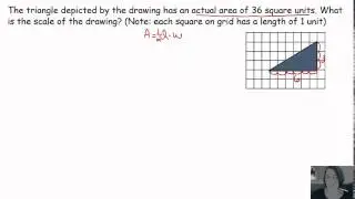 finding actual areas from scale drawings
